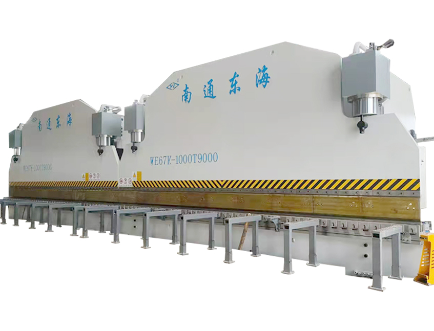 2xWE67K-1000T9000 CNC Press Brake in Tandem 2xWE67K-1000T9000 CNC Press Brake in Tandem